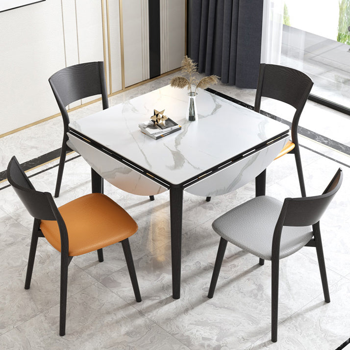 Contemporary Style 46'' Dining Table Stone Round Dining Room Collection for Indoor