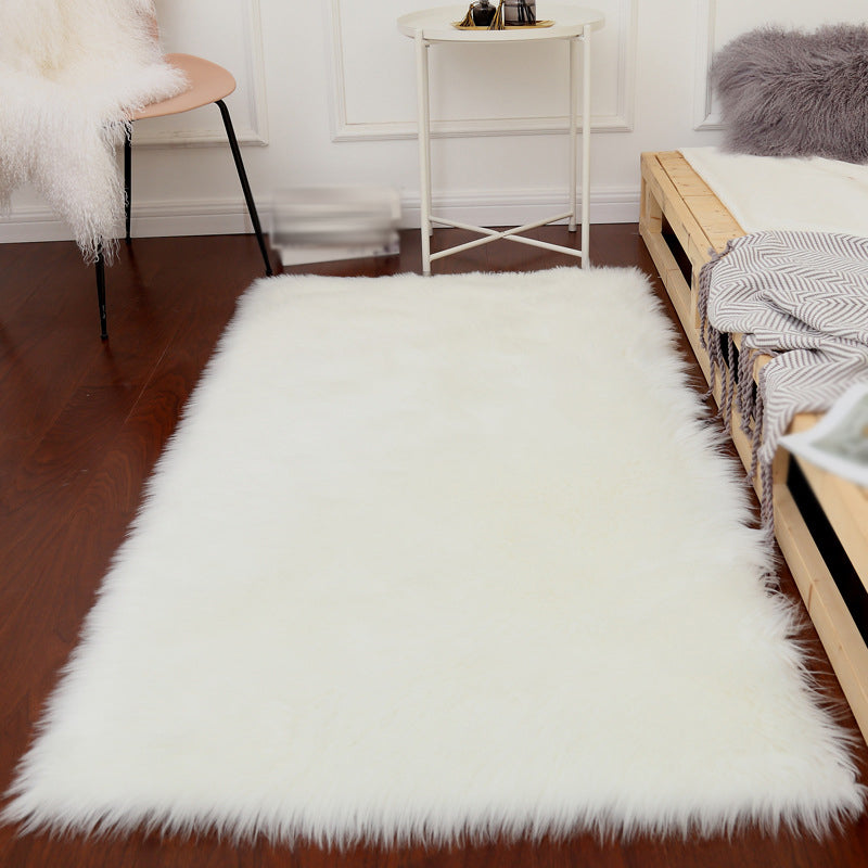 Beruhigend massiver Shag Teppichpolyester Teppich Färbung Resistent Innenteppich für das Schlafzimmer für Erwachsene