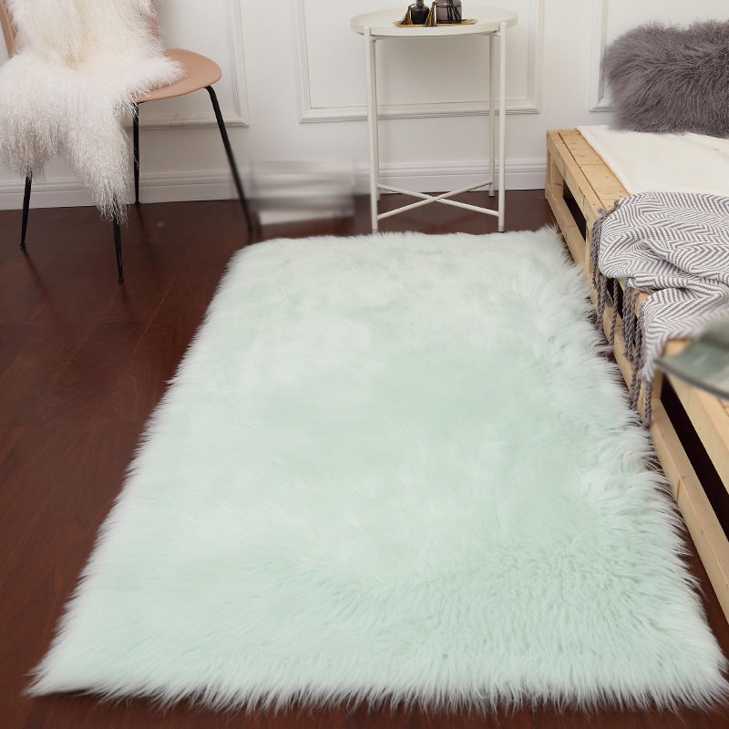 Beruhigend massiver Shag Teppichpolyester Teppich Färbung Resistent Innenteppich für das Schlafzimmer für Erwachsene