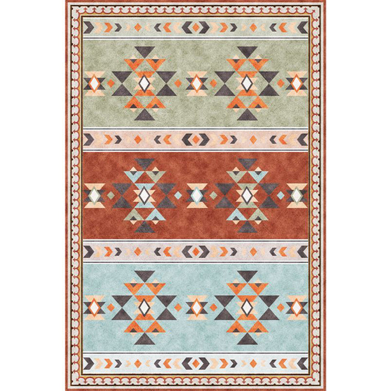 Marokkaanse medaillonpatroon tapijt polyester gebied Rug vlekbestendig binnenvleed voor woonkamer