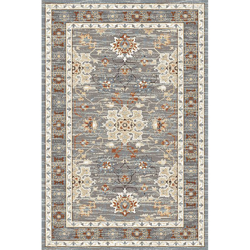 Marokkaanse medaillonpatroon tapijt polyester gebied Rug vlekbestendig binnenvleed voor woonkamer