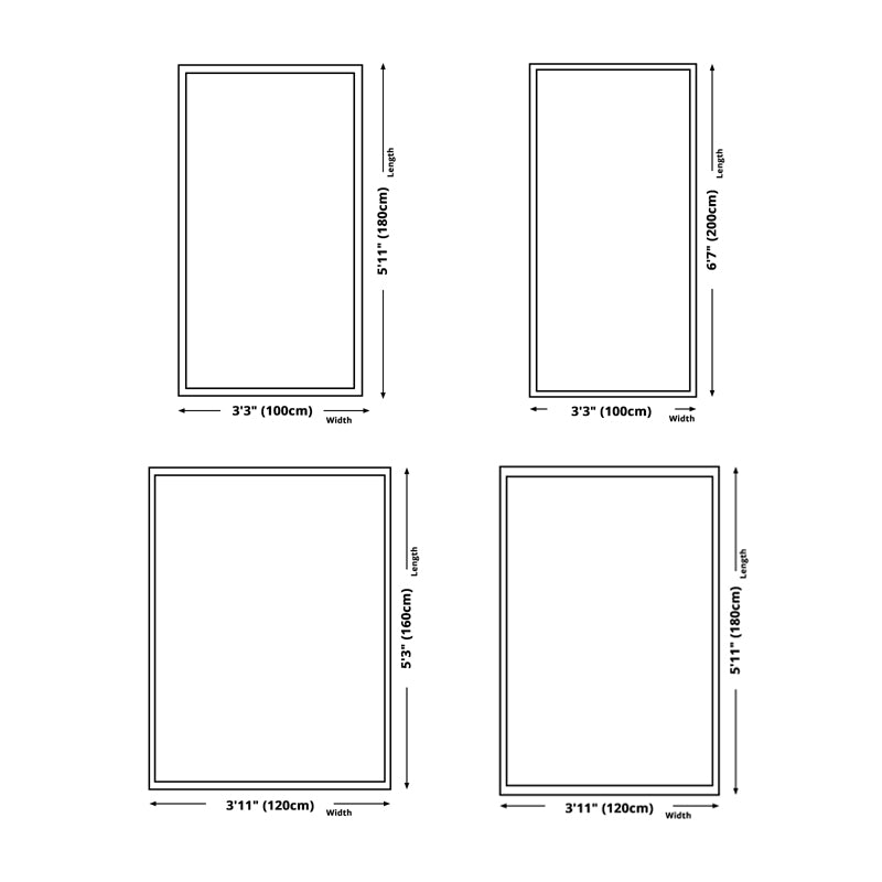 Tapis graphique moderne blanc moderne tapis de support sans glissement pour décoration intérieure