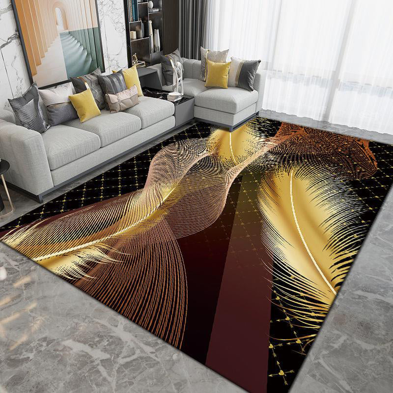 Modern geometrisch patroongebied Rug polyester gebied tapijt niet-slip achterste ruggengrens vloerkleed voor woningdecoratie