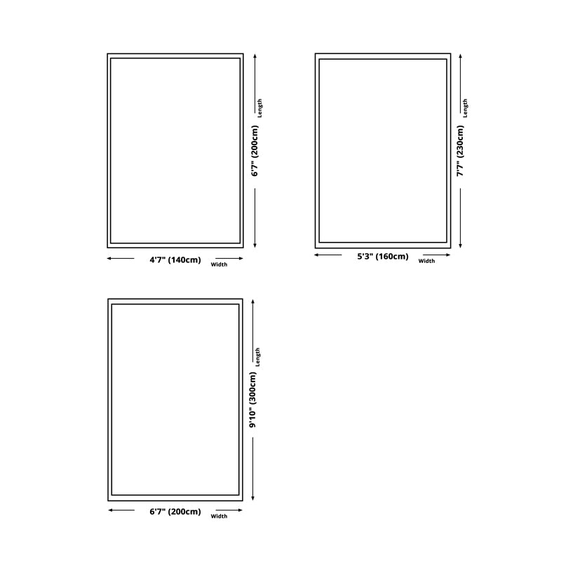 Modern geometrisch patroongebied Rug polyester gebied tapijt niet-slip achterste ruggengrens vloerkleed voor woningdecoratie