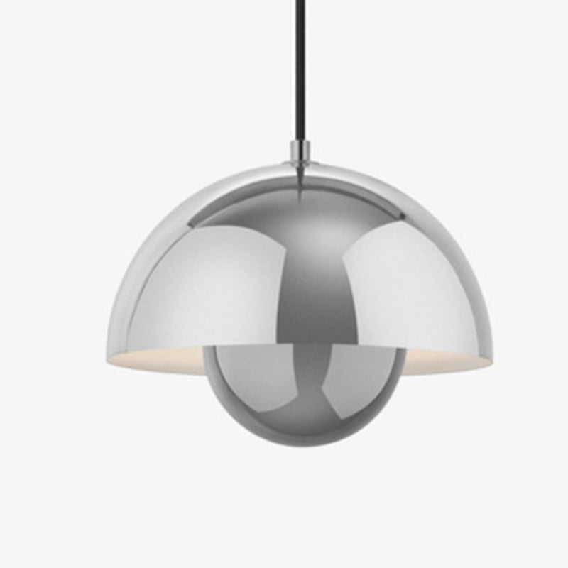 1 Light Iron Pendant Light Nordic Modern Style Macaron Hanging Light for Indoor