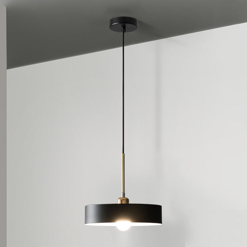 1 Light Metal Pendant Modern Simple Style Ceiling Hanging Light Fixture for Living Room