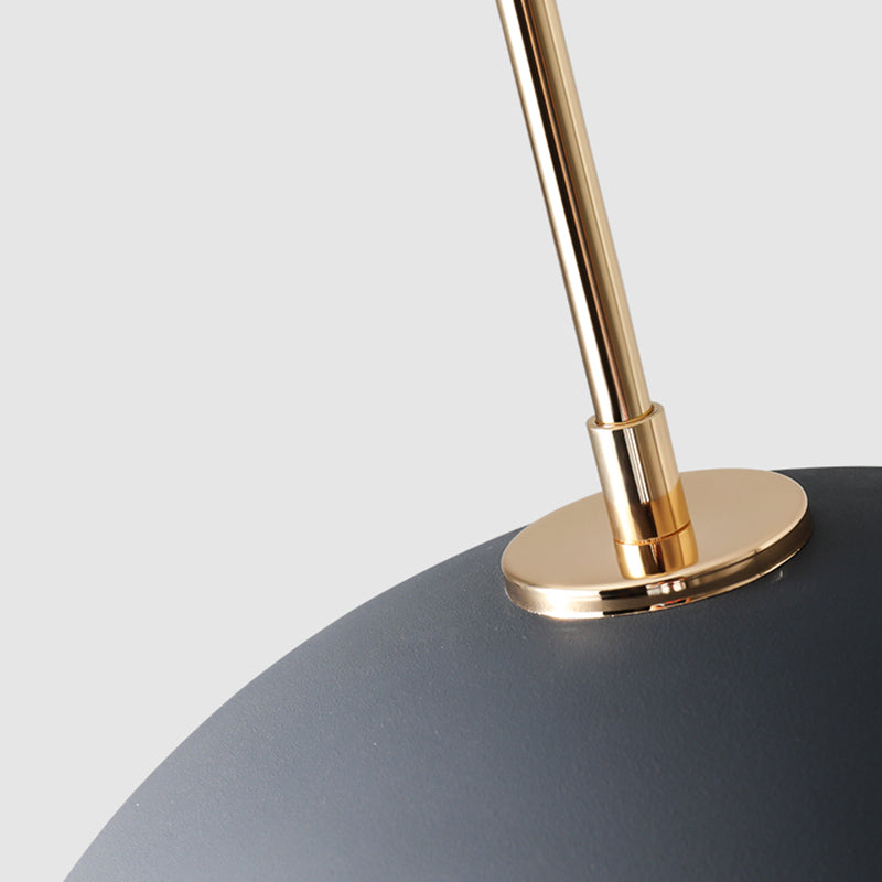 1 Light Metal Pendant Modern Simple Style Ceiling Hanging Light Fixture for Living Room