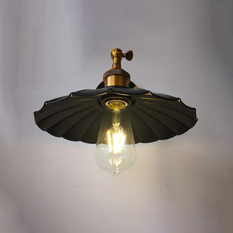 Stile industriale Monte a parete Luce vintage soggiorno Sallo Sconcetto Apparecchio di illuminazione con applique