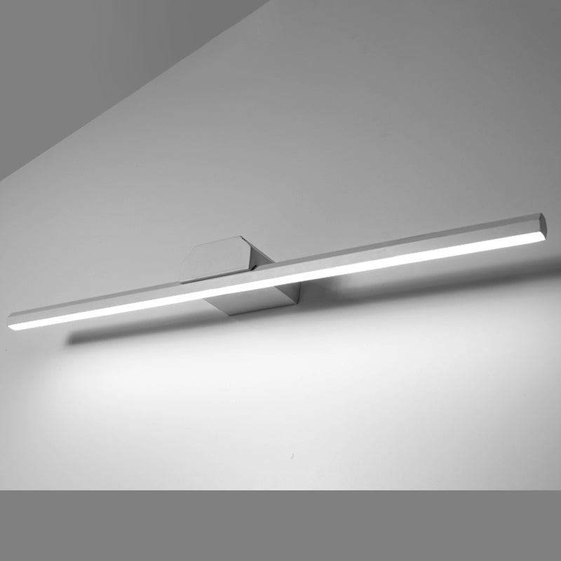 Long Strip Wall Mounted Light Fixture Modern Style LED Vanity Lights for Bathroom