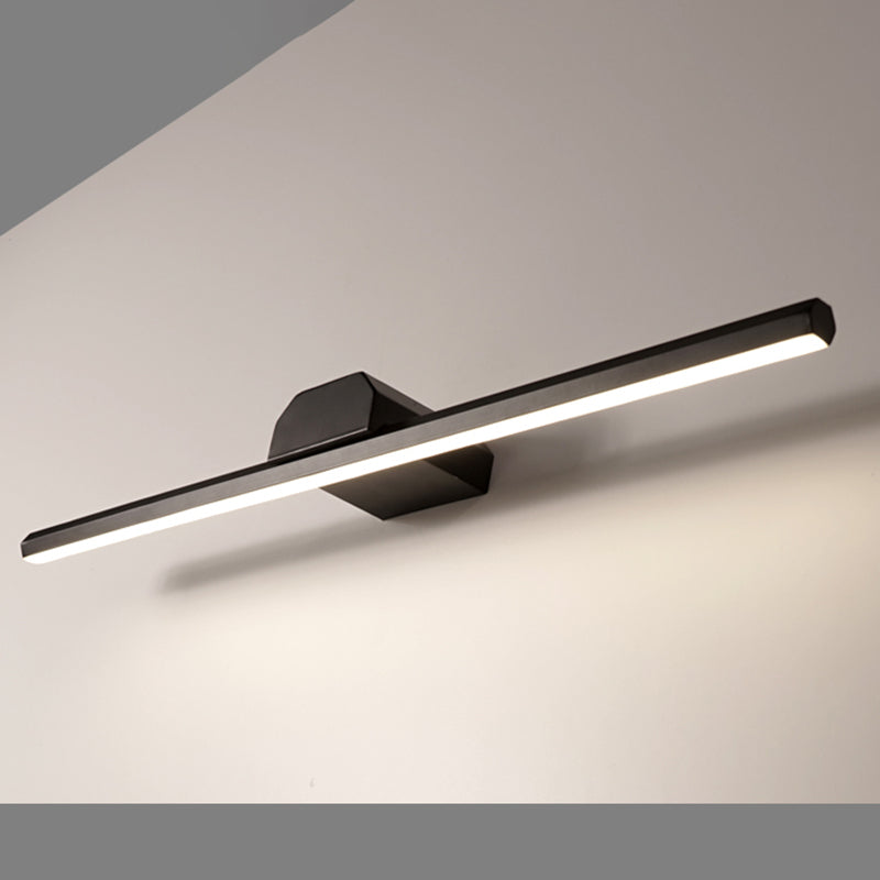 Long Strip Wall Mounted Light Fixture Modern Style LED Vanity Lights for Bathroom