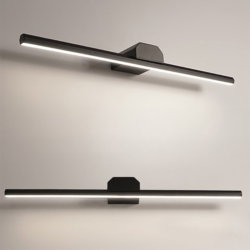 Long Strip Wall Mounted Light Fixture Modern Style LED Vanity Lights for Bathroom