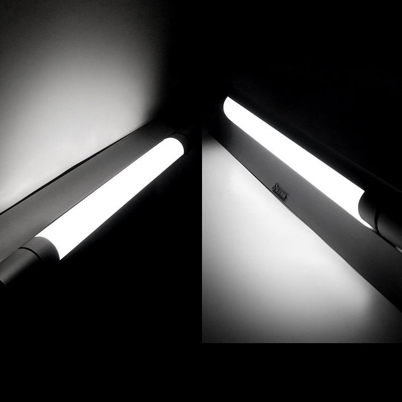 Simplicité Mur Linear Éclairage en métal Métal LED CHAMBRE LAMPE LAMPE DANS CHROME