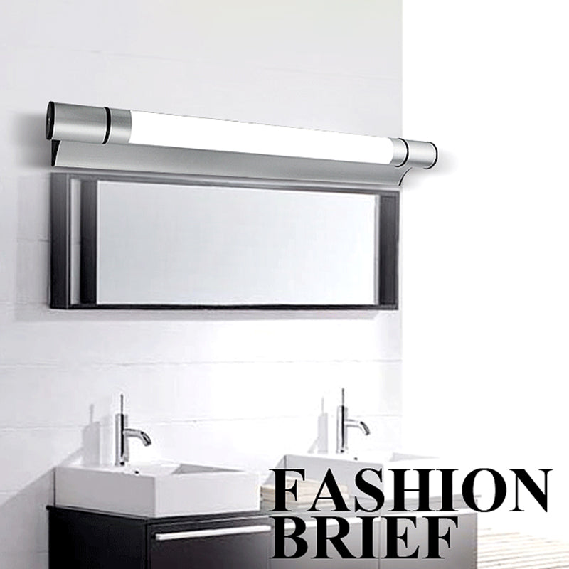 Simplicité Mur Linear Éclairage en métal Métal LED CHAMBRE LAMPE LAMPE DANS CHROME