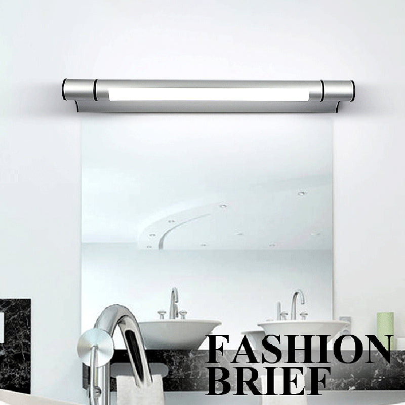 Simplicité Mur Linear Éclairage en métal Métal LED CHAMBRE LAMPE LAMPE DANS CHROME