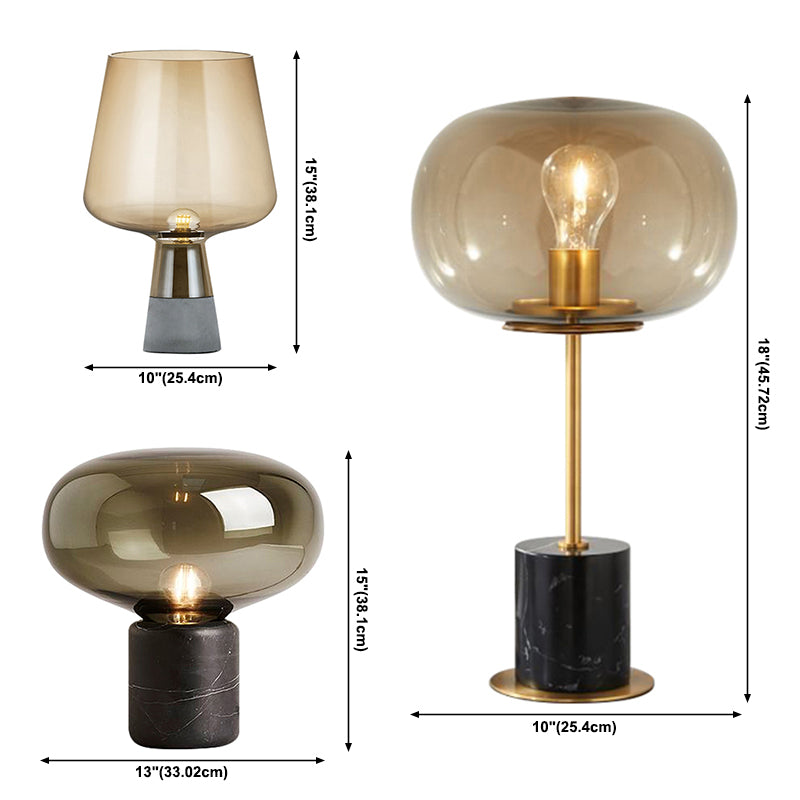 Moderner Tischleuchte Schatten Nachttisch Lampe für Schlafzimmer