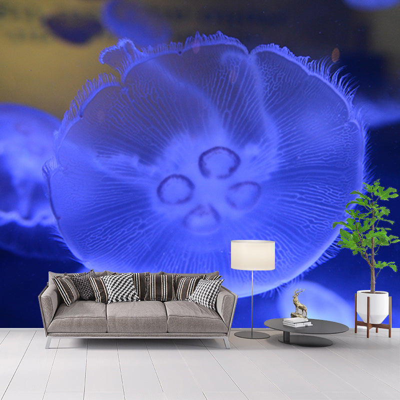 Sea Creatures Wall Mural Personalized Minimalist Wall Covering for Living Room