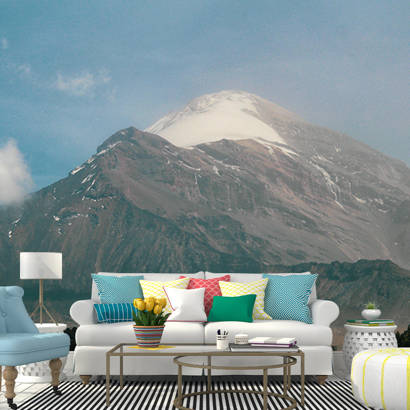 Mountain Scenery Mural Personalized Minimalist Wall Covering for Living Room