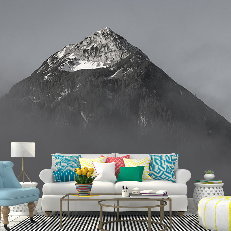 Mountain Scenery Full Size Wall Covering for Living Room, Customized Size Available