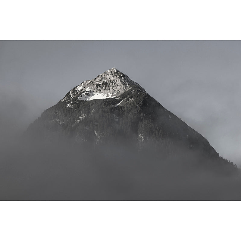 Mountain Scenery Full Size Wall Covering for Living Room, Customized Size Available