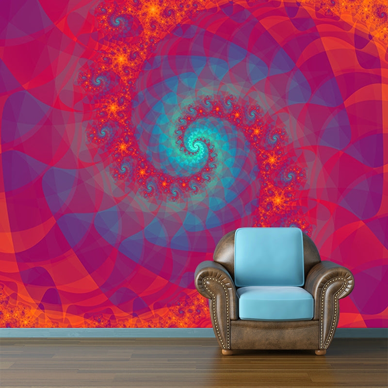 Swirl Abstraction Minimalist Wall Covering for Living Room, Customized Size Available