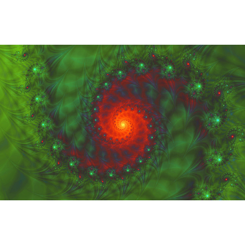 Swirl Abstraction Minimalist Wall Covering for Living Room, Customized Size Available