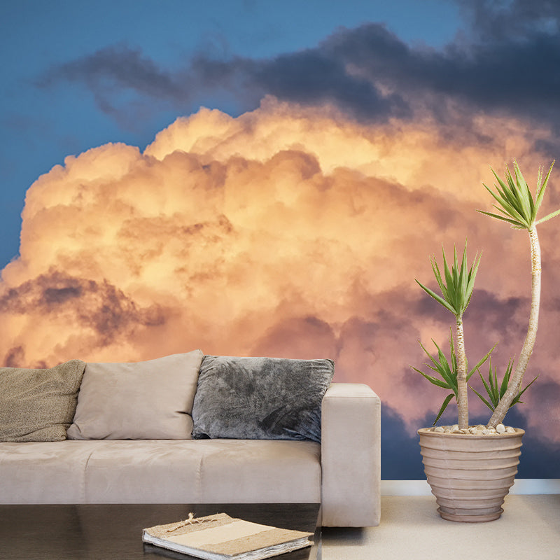 Minimalism Style Home Decor Sky Mural Customized Wall Covering for Living Room