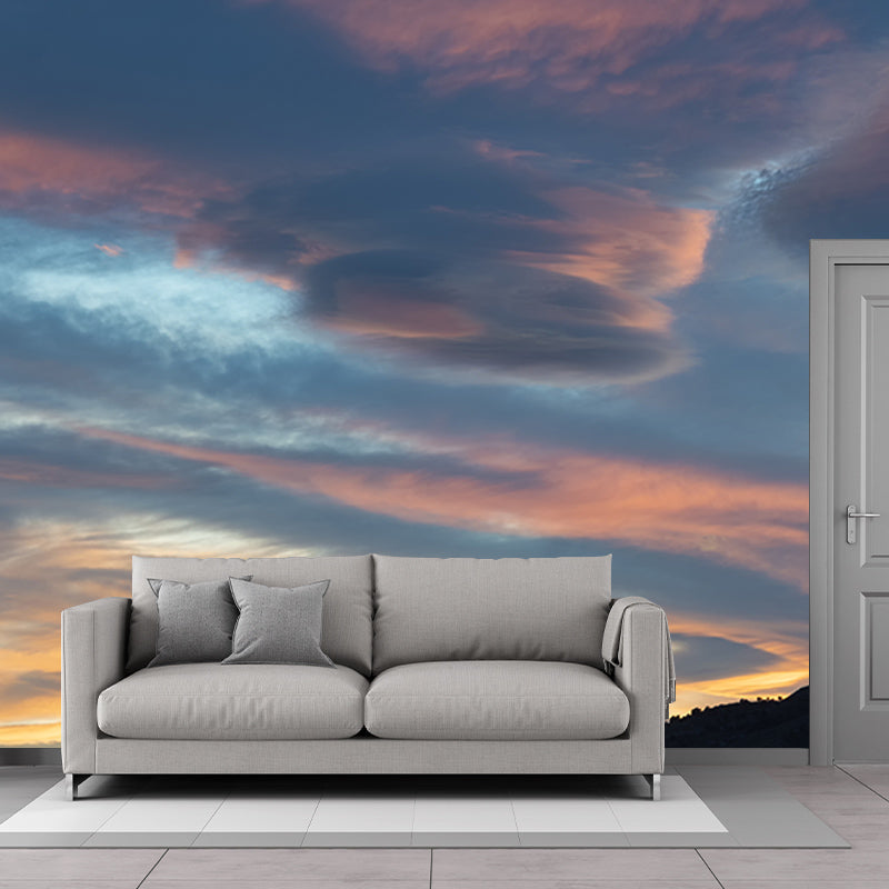 Minimalism Style Home Decor Sky Mural Customized Wall Covering for Living Room