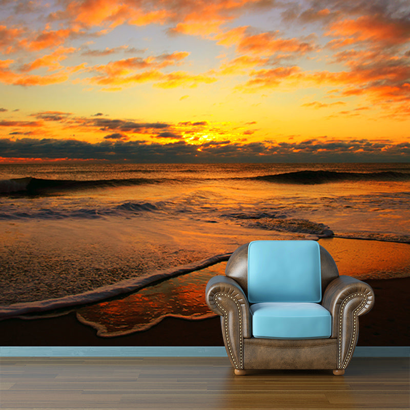 Beach View Wall Mural for Living Room Bedroom Wall Decor, Made to Measure