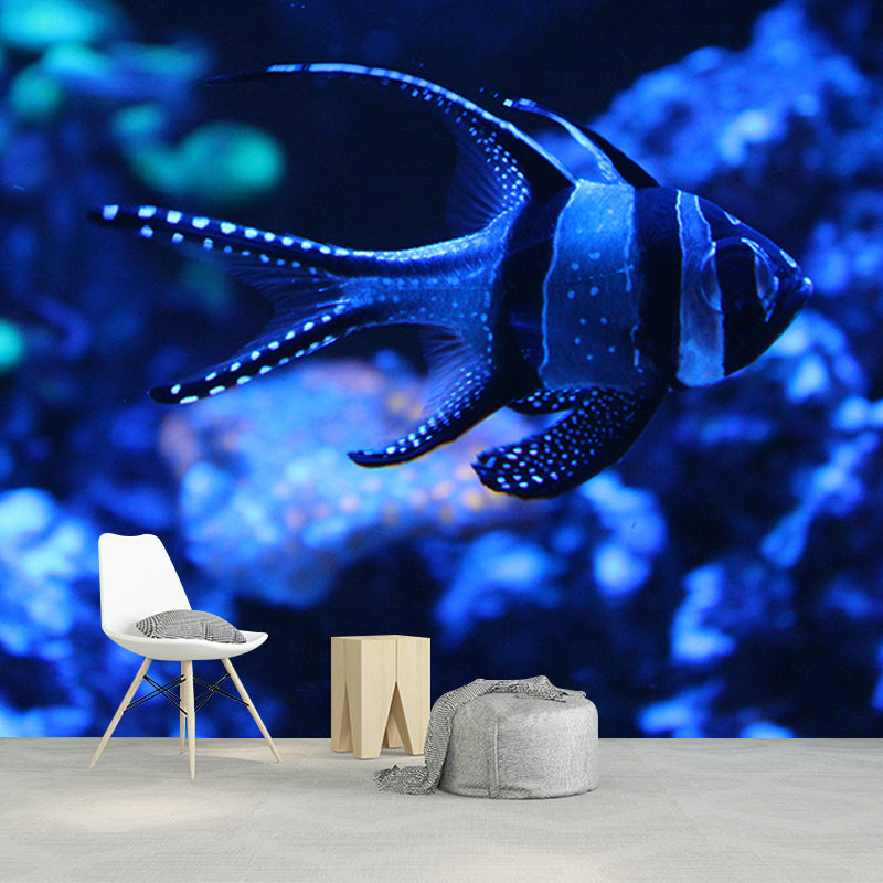 Sea Creatures Mural Wallpaper for Bedroom Home Decoration, Moisture Resistant