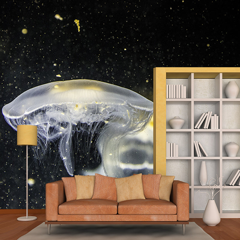 Tropical Seabed Stain-Resistant Mural Contemporary Wall Art for Sleeping Room