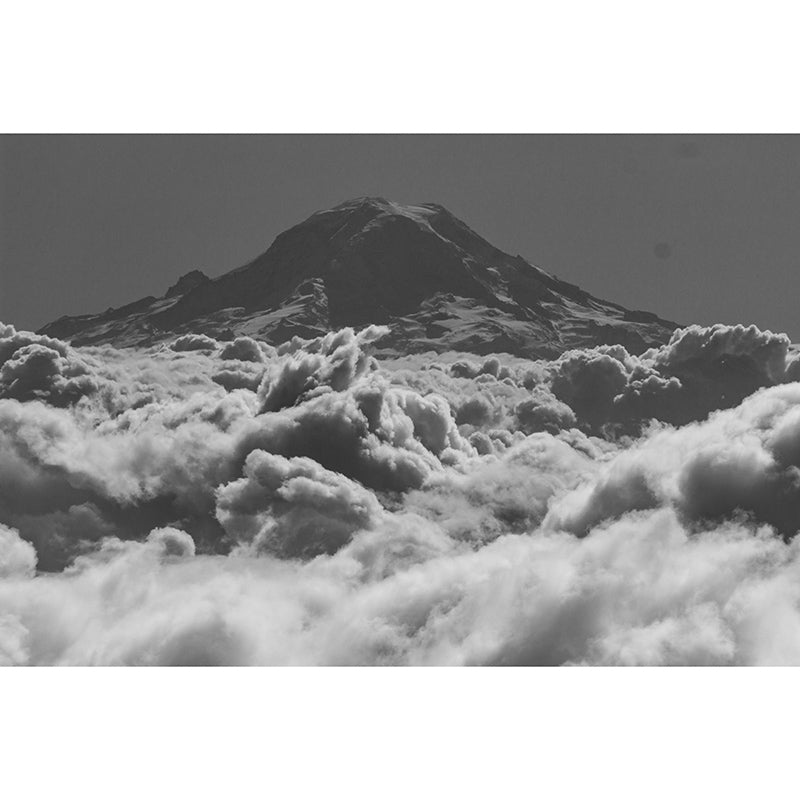 High Mountain Mural Wallpaper for Home Decoration Simple Wall Art, Made to Measure