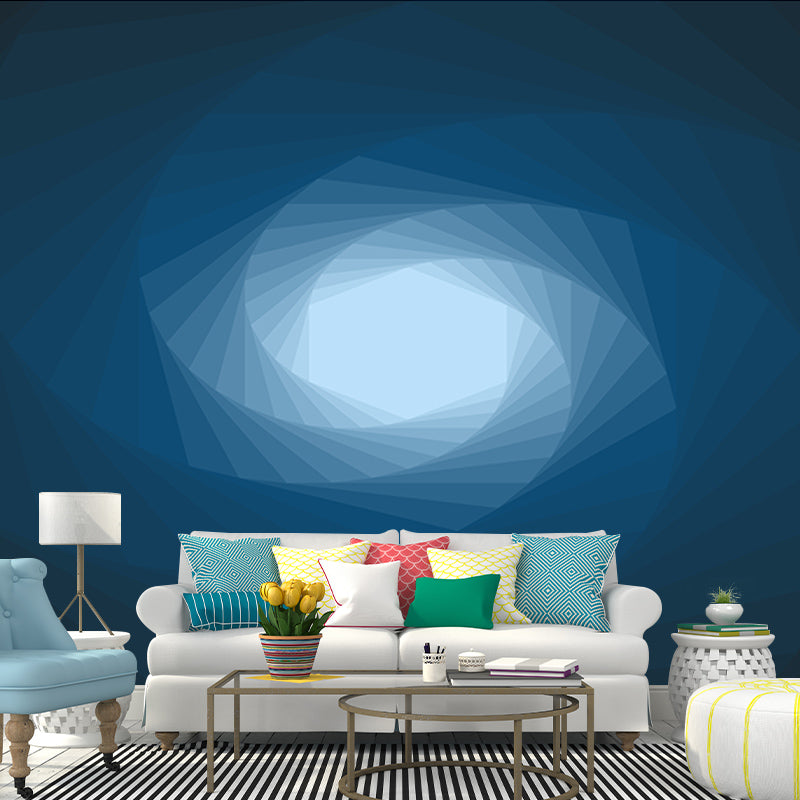 Hexagon Geometry Wall Murals Modern Style Moisture Resistant Wall Covering