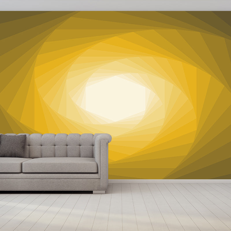 Hexagon Geometry Wall Murals Modern Style Moisture Resistant Wall Covering