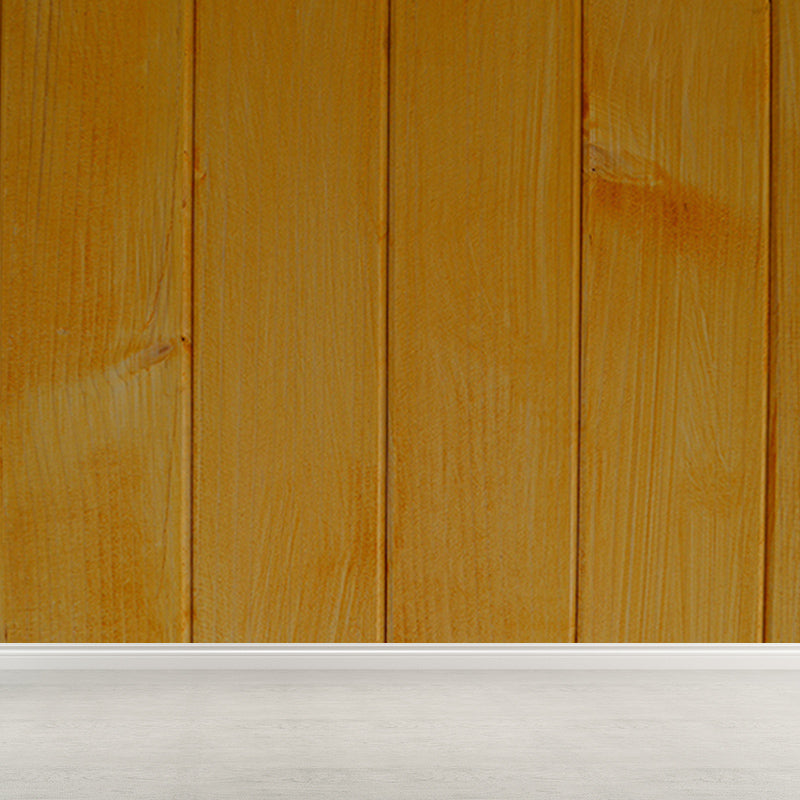 Simple Wood Grain Wall Mural for Sitting Room Removable Wall Decals, Personalized Size