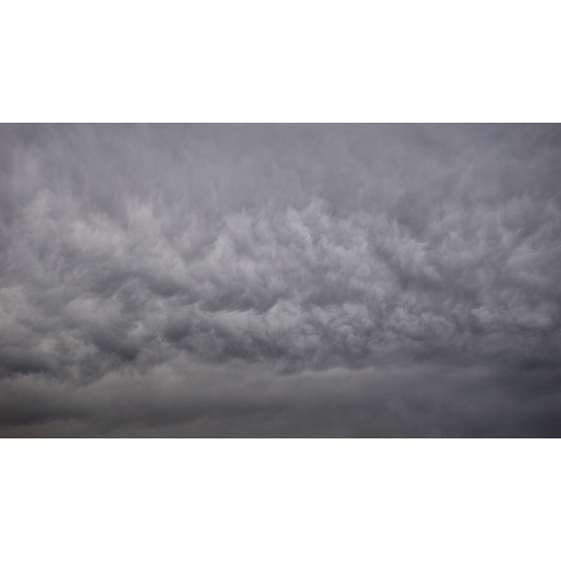 Heavily Clouded Wall Mural Modern Water Resistant Wall Art for House Interior