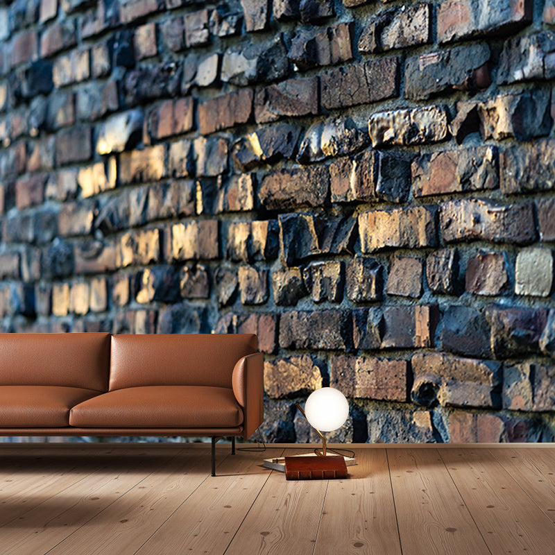 Mildew Resistant Brick Wall Mural for Resting Room, Custom Size Available
