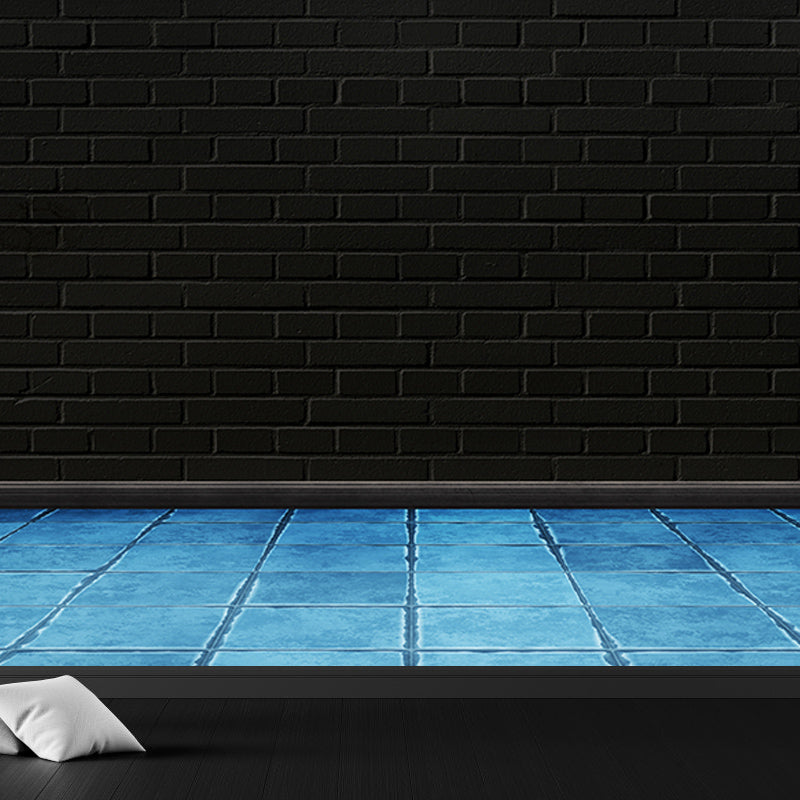 Mildew Resistant Brick Wall Mural for Resting Room, Custom Size Available
