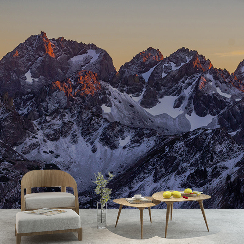 Mountain Peak Moisture-Resistant Mural Wall Decor for Sitting Room, Made to Measure