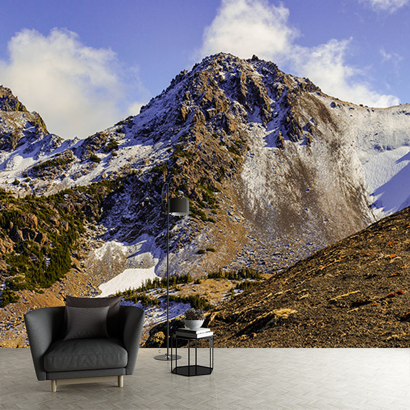 Mountain Peak Moisture-Resistant Mural Wall Decor for Sitting Room, Made to Measure