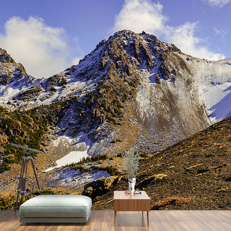 Mountain Peak Moisture-Resistant Mural Wall Decor for Sitting Room, Made to Measure