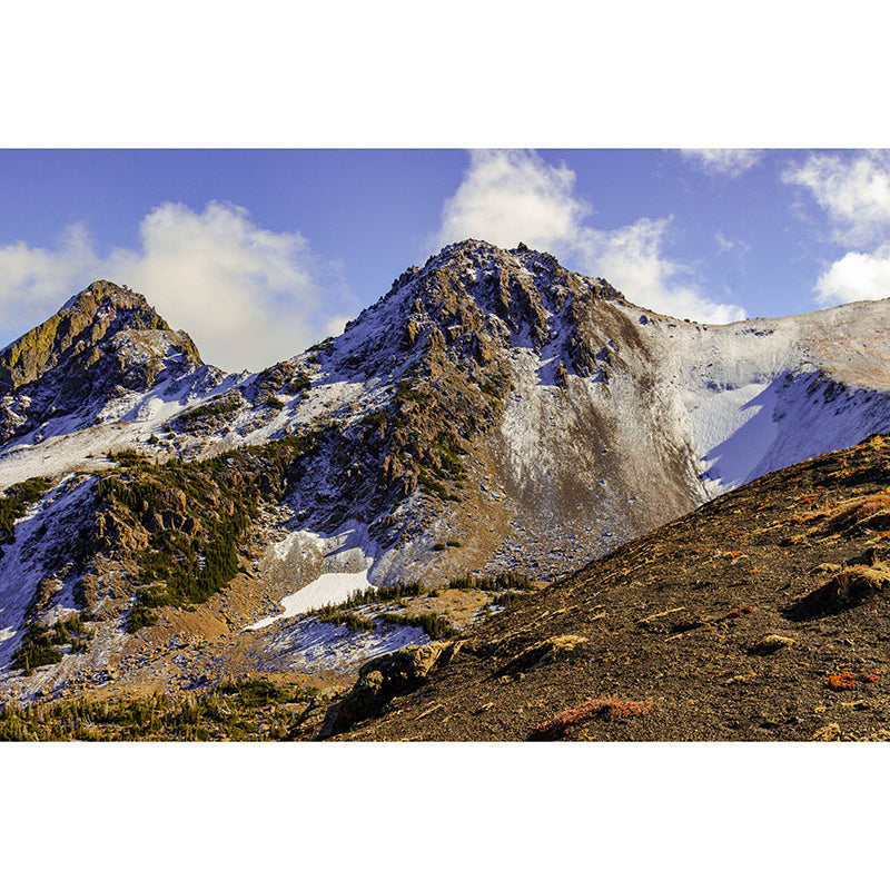 Mountain Peak Moisture-Resistant Mural Wall Decor for Sitting Room, Made to Measure