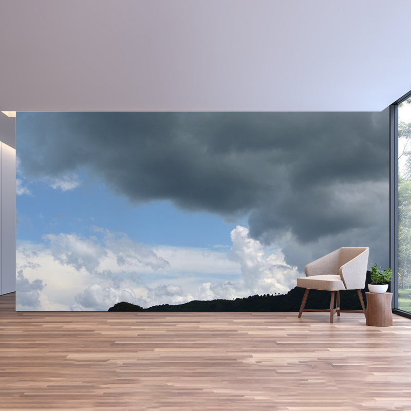 Cloudy Sky Wallpaper Mural Custom-Made Wall Covering for Sleeping Room