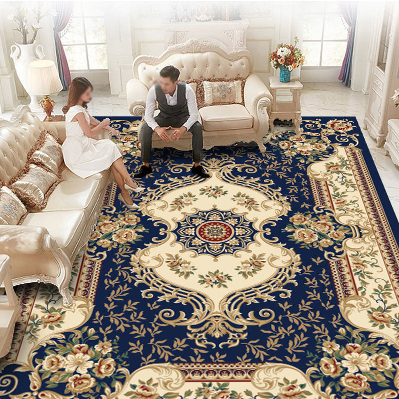 Traditional Multicolored Rug Gorgeous Tribal Print Carpet Stain Resistant Carpet for Living Room