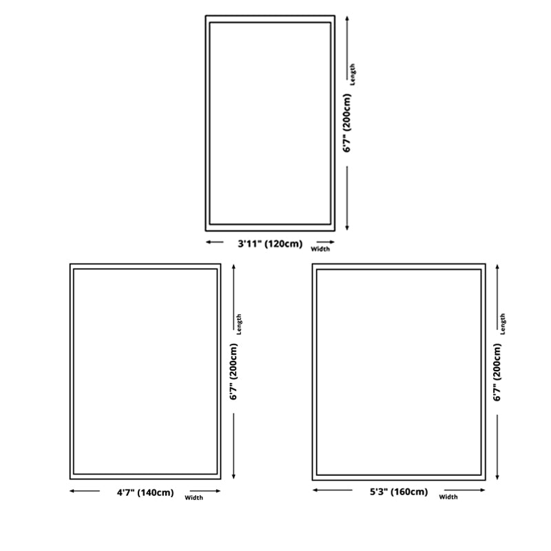 Navy Modern Rug Polyester Vis Binnen Taprijk Rug Stain Resistant Rug voor woonkamer