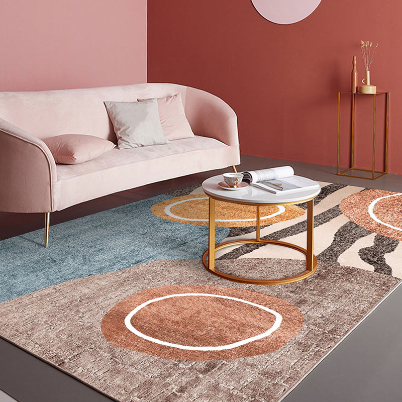 Lichtbruine modern tapijt gemengd dierendood wasbaar binnenvleed voor woning voor huisdecoratie