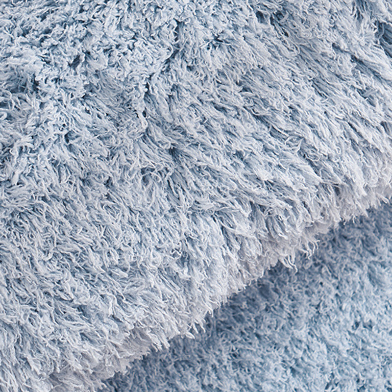 Comfort Home Decoration Area Rug Solid Shag Carpet Polyester Non-Slip Backing Indoor Carpet