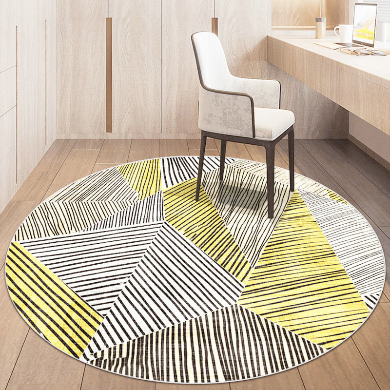 Goud modern tapijt mengsellijn indoor tapijt vlek resistent gebied tapijt voor woonkamer