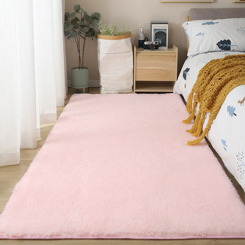 Tappeto in poliestere con tappeto solido minimalista tappeto interno per la camera da letto per adulti