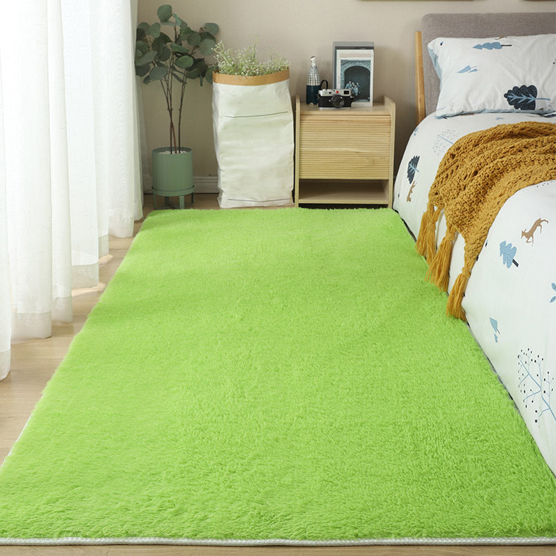 Tappeto in poliestere con tappeto solido minimalista tappeto interno per la camera da letto per adulti