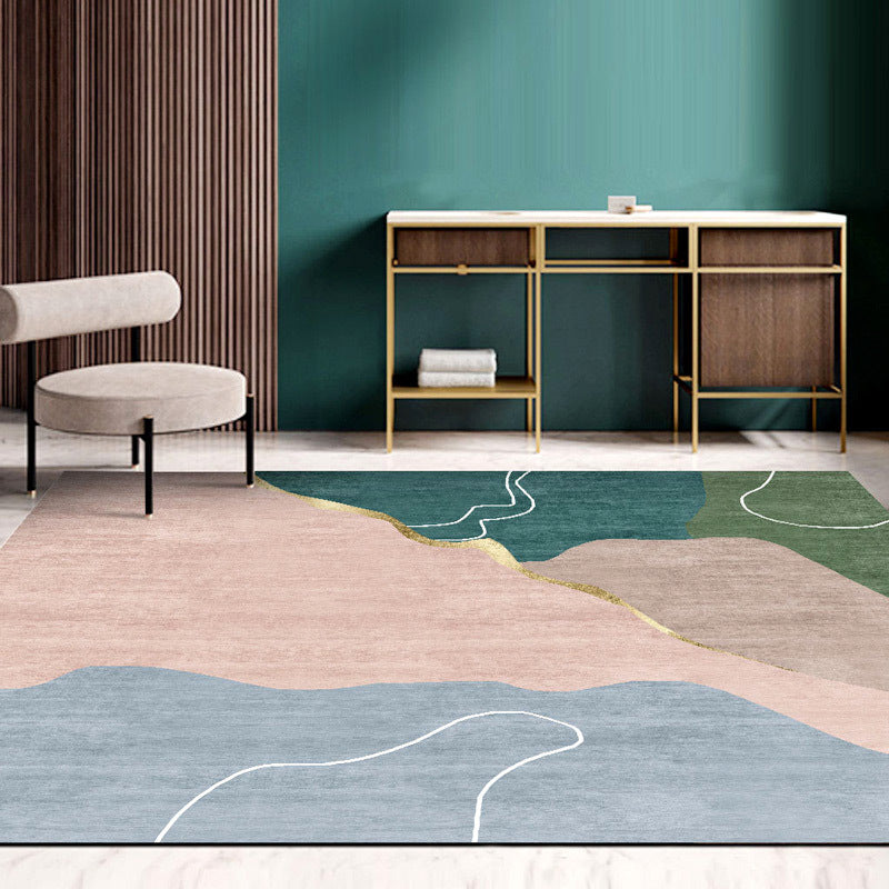 Lichtbruine kinderen tapijt polyester kleurstuk binnen tapijt vlek resistent tapijt voor woningdecoratie